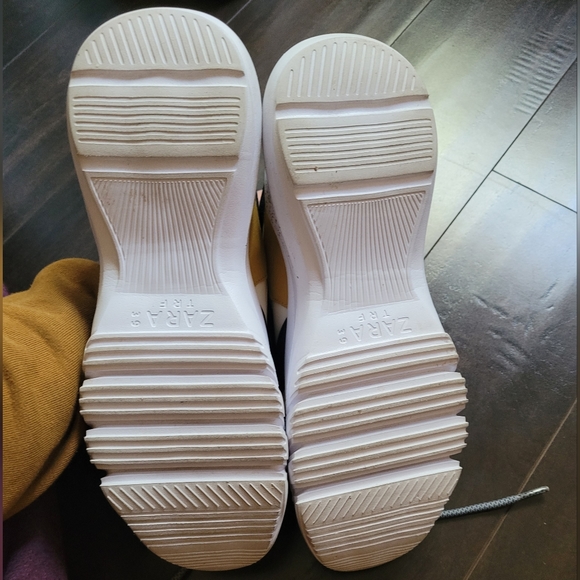 Zara Contrast Trf Sneakers Pink and Dark Blue Accents - Picture 10 of 11